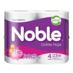 Papel higiénico 4 rollos noble 23m